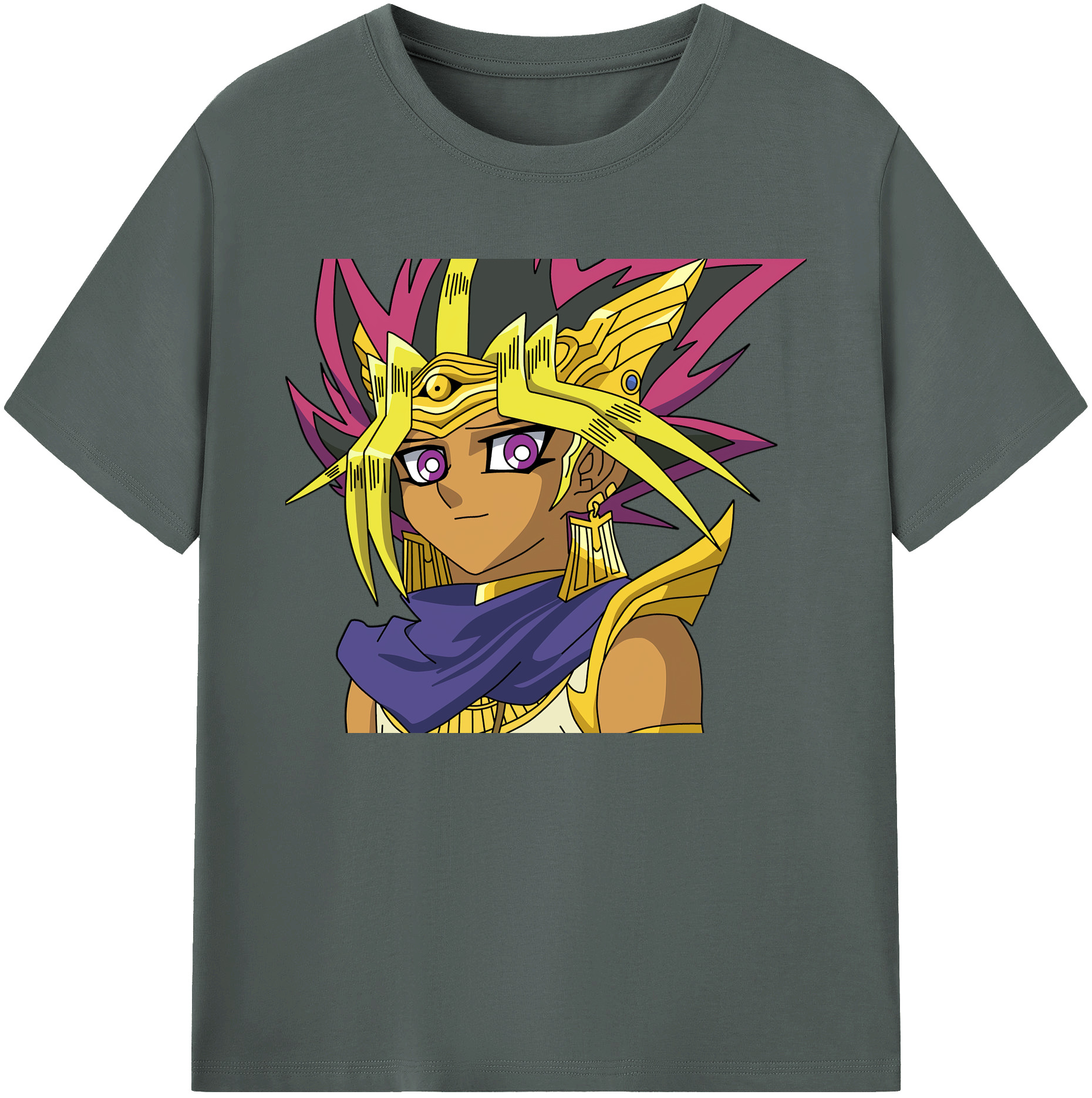 （画像用） 遊☆戯☆王 Yu-Gi-Oh! 綿100％ メンズ半袖Tシャツ｜肌触りやわらか＆通気性